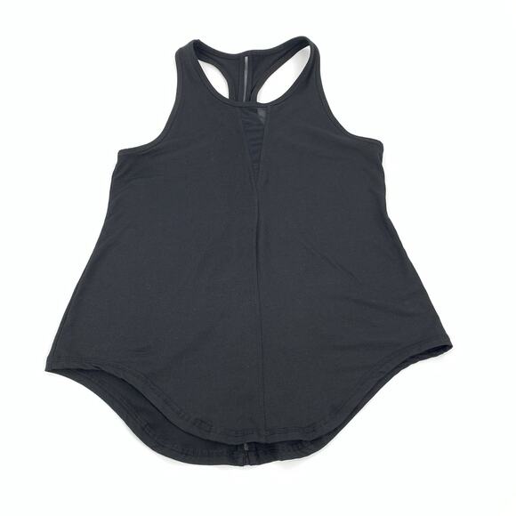 Zyia Active Effortless Athletic Mesh Panel Tank Top Size Large Womens Black L - Picture 1 of 7